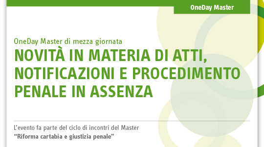 Immagine Novità in materia di atti, notificazioni e procedimento penale in assenza | Euroconference